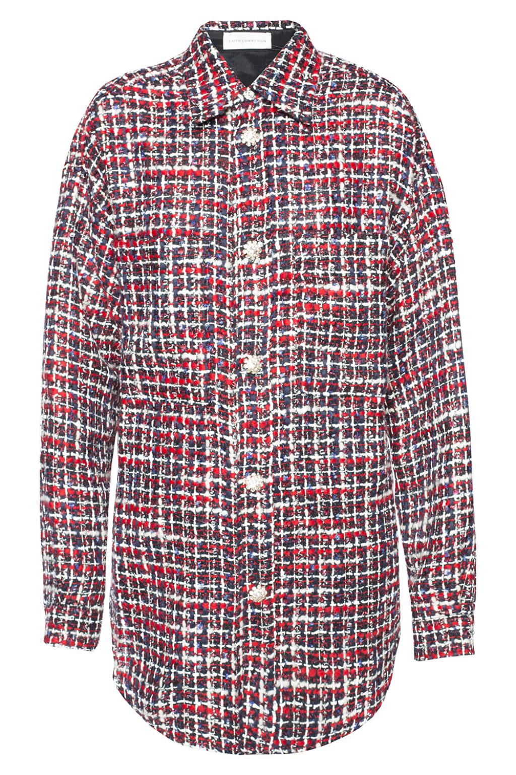 Multicolour Oversize tweed shirt Faith Connexion - Vitkac Germany